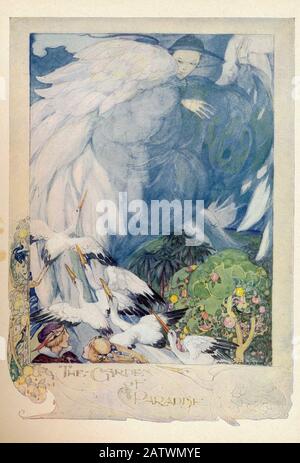 Andersen s fairy stories - page 32a  - 1924 - Illustration by Anne Anderson (1874 - 1930) Stock Photo