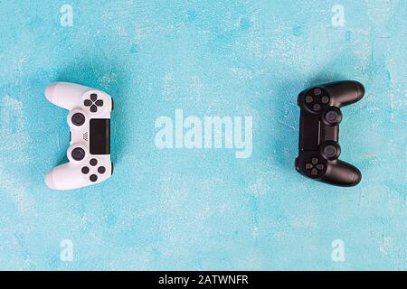 Computer gaming joystick. Gaming concept. Game controller. Stock Photo