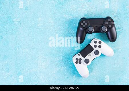 Computer gaming joystick. Gaming concept. Game controller. Stock Photo