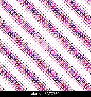 Seamless square pattern background - geometrical abstract vector illustration Stock Vector