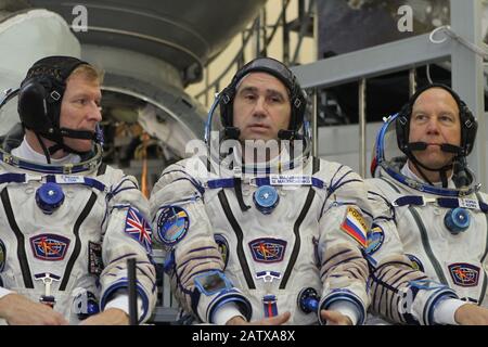 STAR CITY, RUSSIA - 20 Nov 2015 - At the Gagarin Cosmonaut Training Center in Star City, Russia, Expedition 46-47 crewmember Yuri Malenchenko of the R Stock Photo