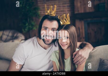 Queen And King With Crowns Hugging Isolated Free Stock Photo and