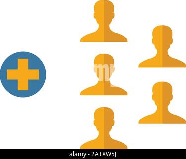 Attraction icon. Simple element from smm icons collection. Creative Attraction icon ui, ux, apps, software and infographics Stock Vector