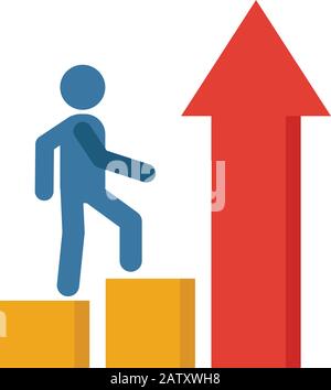 Growth Mindset icon. Simple element from soft skills icons collection. Creative Growth Mindset icon ui, ux, apps, software and infographics Stock Vector