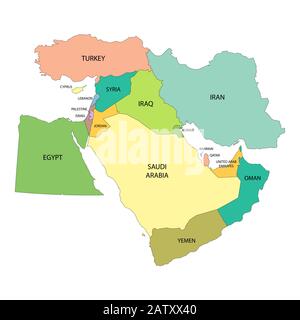 middle east map