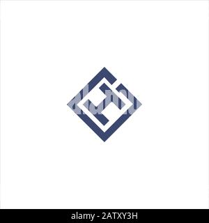Initial letter gh or hg logo vector templates Stock Vector