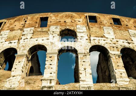 Colosseum (Coliseum) in Rome, Italy Stock Photo