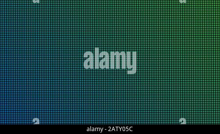 LED TV screen monitor with diode light texture background Stock Vector