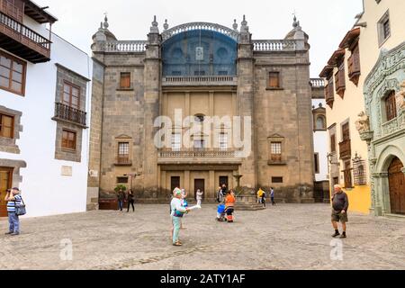 Catedral the Santa Ana, Las Palmas Cathedral, Las Palmas de Gran Canaria in the Vegueta old town district, Gran Canaria, Spain Stock Photo