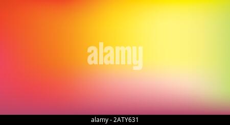 Blurred bright colors mesh background. Colorful rainbow gradient. Smooth blend banner template. Easy editable soft colored vector illustration in EPS8 Stock Vector