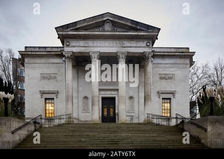 Stockport WAR MEMORIAL ART GALLERY , Cheshire, in Gtrater Manchester Stock Photo