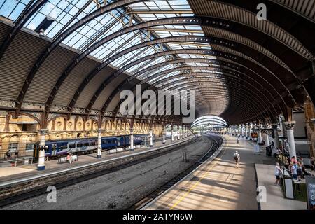 York Railway Station Stock Photo