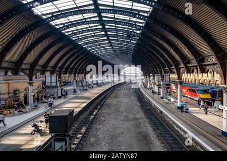 York Railway Station Stock Photo