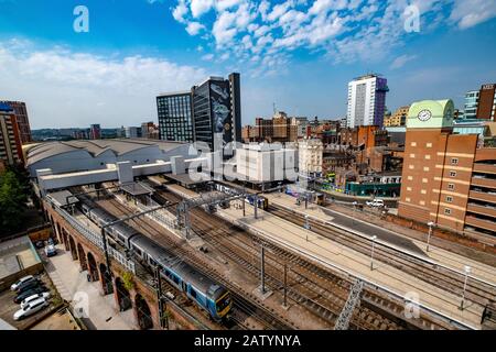 Leeds Train Station Stock Photo