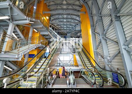 Leeds Train Station Stock Photo