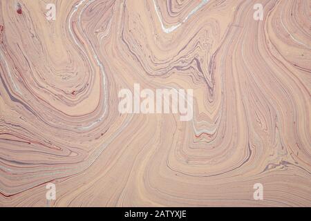 lavender marbled  paper made from recycled jute fiber, abstract background Stock Photo
