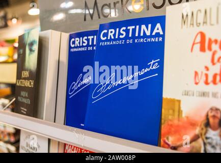 Buenos Aires, Argentina - May 26, 2019: Sinceramente, book by Cristina Kirchner Stock Photo