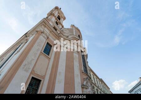 Church of St. Ignatius in Esztergom. Hungary Stock Photo