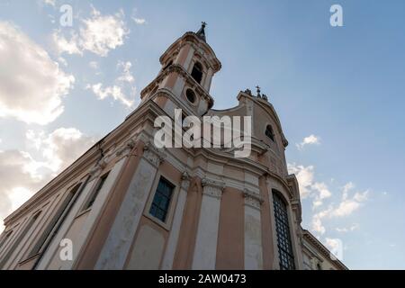 Church of St. Ignatius in Esztergom. Hungary Stock Photo