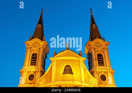 Church of St. Ignatius in Esztergom. Hungary Stock Photo