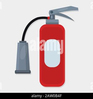 fire extinguisher isolated for firefighter concept icon vector illustration Stock Vector
