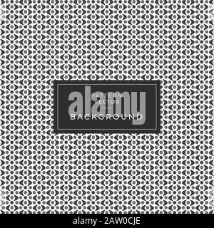 Abstract geometric seamless pattern. Black and white minimalist monochrome watercolor artwork. Stock Photo