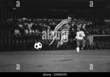 Netherlands against Switzerland 1-0, game moments Date: October 9, 1974 Keywords: sport, football Stock Photo