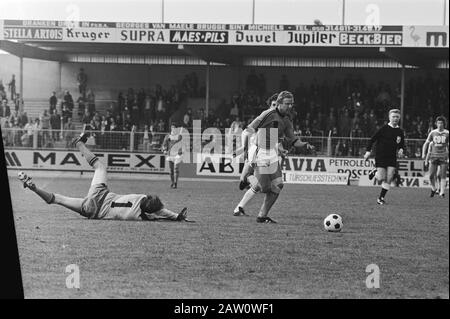 Practice match against FC Bruges Dutch team 1-3; game moments Date: May 13, 1978 Keywords: sport, football Person Name: FC Brugge Stock Photo