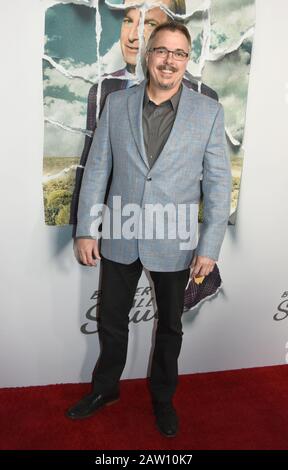 Hollywood, California, USA 5th February 2020 Co-creator/executive producer Vince Gilligan attends AMC's 'Better Call Saul' Season Five Premiere on February 5, 2020 at ArcLight Cinemas Hollywood in Hollywood, California, USA. Photo by Barry King/Alamy Live News Stock Photo