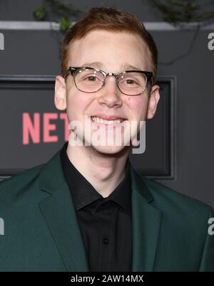 Hollywood, California, USA. 05th Feb, 2020. Thomas Mitchell Barnet and Coby  Bird attend Netflix's Locke & Key Series Premiere photo call at the  Egyptian Theatre on February 05, 2020 in Hollywood, California.