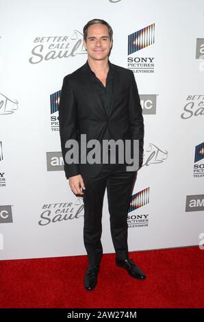 February 5, 2020, Los Angeles, CA, USA: LOS ANGELES - FEB 5:  Tony Dalton at the ''Better Call Saul'' Season 5 Premiere at the Arclight Hollywood on February 5, 2020 in Los Angeles, CA (Credit Image: © Kay Blake/ZUMA Wire) Stock Photo