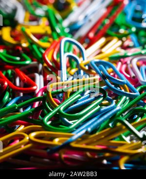 Paper Clips Stock Photo