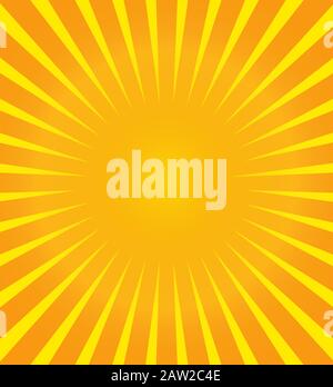 sun rays illustration Stock Photo
