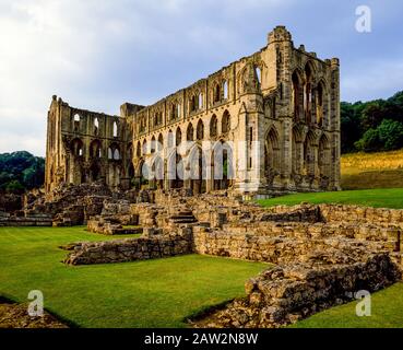 Rievaulx Abbey, Helmsley, North Yorkshire, England Stock Photo