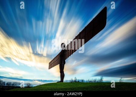 Angel of the North on a Cloudy Day