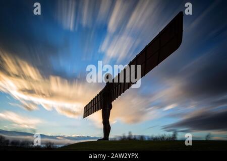 Angel of the North on a Cloudy Day
