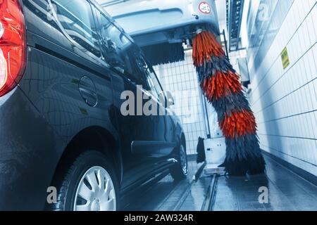 brushes carwash revolving rotary tunnel washing