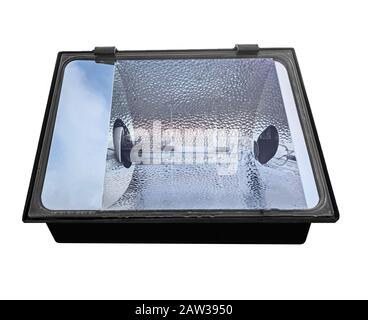 Halogen spotlight isolated on white background Stock Photo