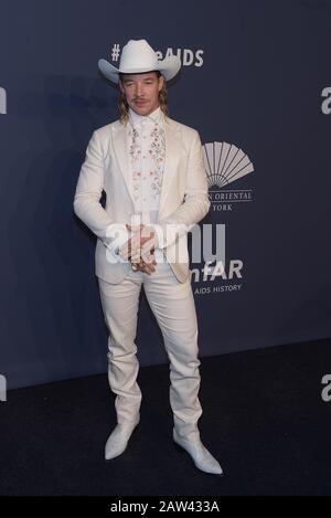 New York, USA. 05th Feb, 2020. NEW YORK, NEW YORK - FEBRUARY 05: Diplo attends the 2020 amfAR New York Gala on February 05, 2020 in New York City. Photo: Jeremy Smith/imageSPACE Credit: Imagespace/Alamy Live News Stock Photo