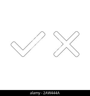 Double check icon isolated web sign symbols Vector Image