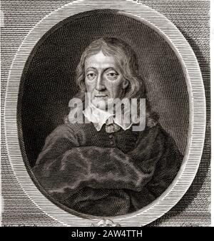 1650 ca, GREAT BRITAIN : The british poet and polemist JOHN MILTON ( 1608 - 1674 )  . Author of poem THE LOST EDEN ( Il paradiso perduto - 1667 ). - P Stock Photo