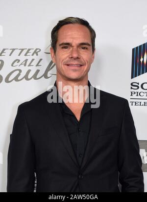 HOLLYWOOD, CALIFORNIA - FEBRUARY 05: Tony Dalton attends the premiere of AMC's 'Better Call Saul' Season 5 at ArcLight Cinemas on February 05, 2020 in Hollywood, California. Photo: Annie Lesser/imageSPACE Stock Photo