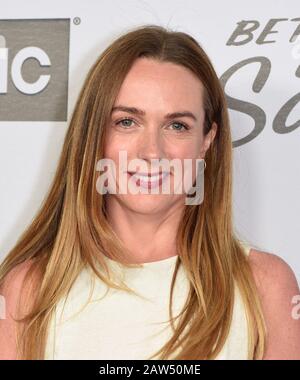 HOLLYWOOD, CALIFORNIA - FEBRUARY 05: Kerry Condon attends the premiere of AMC's 'Better Call Saul' Season 5 at ArcLight Cinemas on February 05, 2020 in Hollywood, California. Photo: Annie Lesser/imageSPACE Stock Photo