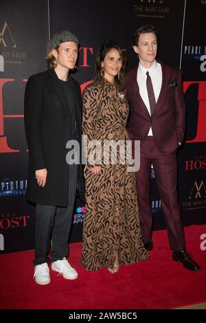 Dougie Poynter, Maryam Hassouni and Mike Beckingham, The Host - London ...