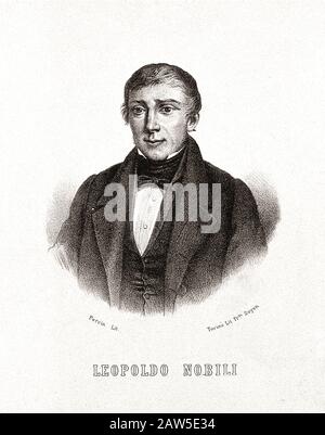 Leopoldo Nobili, Italian Physicist Stock Photo Alamy