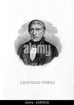 Leopoldo Nobili, Italian Physicist Stock Photo Alamy