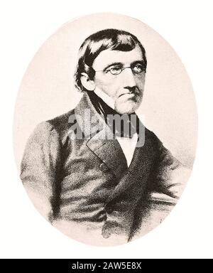 1870 ca. ESTONY : The  Estonian scientist and explorer Karl Ernst Ritter von Baer  Edler von Huthorn aka Karl Maksimovich Baer ( 1792 - 1876 ). Baer w Stock Photo