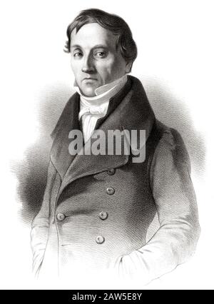 1845 ca. ESTONY : The  Estonian scientist and explorer Karl Ernst Ritter von Baer  Edler von Huthorn aka Karl Maksimovich Baer ( 1792 - 1876 ). Baer w Stock Photo