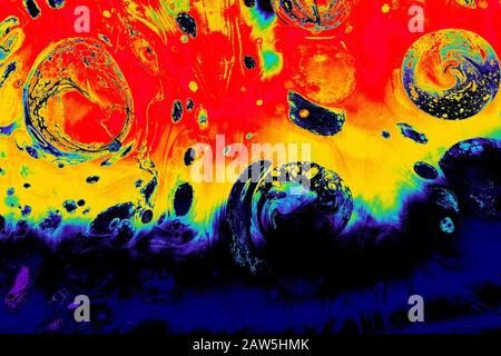 Abstract grunge art background texture with colorful paint Stock Photo