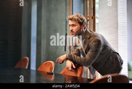 portrait of a handsome young man Stock Photo